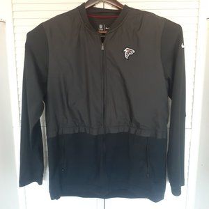 NFL Men's On Field Apparel Atlanta Falcons Football Full Zip Black Jacket XL